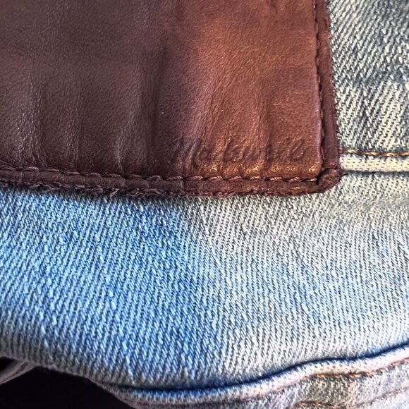 Madewell 10” High Rise Skinny Jeans Size 28Mickleton Light Wash M5327 - Picture 7 of 13